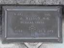 Headstone of Sgt Albert WILSON 3/229. Green Island Cemetery, Dunedin City Council, Block III, Plot 123. Image kindly provided by Allan Steel CC-BY 4.0.