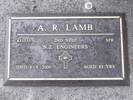 Headstone of Spr Alexander Richard LAMB 433553. Green Island Cemetery, Dunedin City Council, Block IV92. Image kindly provided by Allan Steel CC-BY 4.0.
