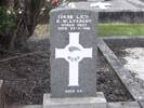 Headstone of L/Cpl Daniel William LYSAGHT 13498. Andersons Bay General Cemetery, Dunedin City Council, Block 25, Plot 45. Image kindly provided by Allan Steel CC-BY 4.0.