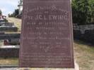 Headstone of Pte John Campbell Lindsay EWING 61585. Andersons Bay General Cemetery, Dunedin City Council, Block 5050. Image kindly provided by Allan Steel CC-BY 4.0.