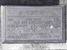 Headstone of Tpr Alexander VINCENT 16913. Andersons Bay RSA Cemetery, Dunedin City Council, Block 10A, Plot 28. Image kindly provided by Allan Steel CC-BY 4.0.