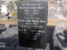 Headstone of Pte John Bruce WEST 8/3431. Andersons Bay General Cemetery, Dunedin City Council, Block 10635. Image kindly provided by Allan Steel CC-BY 4.0.