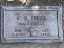Headstone of Pte Charles Douglas BRUCE 9263. Andersons Bay RSA Cemetery, Dunedin City Council, Block 10A57. Image kindly provided by Allan Steel CC-BY 4.0.