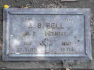 Headstone of Pte Alfred Stanley BELL 10440. Andersons Bay RSA Cemetery, Dunedin City Council, Block 10A, Plot 58. Image kindly provided by Allan Steel CC-BY 4.0.