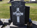 Headstone of Pte John Hugh DERBIE 37786. Andersons Bay General Cemetery, Dunedin City Council, Block 195, Plot 78. Image kindly provided by Allan Steel CC-BY 4.0.