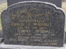 Headstone of Pte Francis John MCDONNELL 13747. Andersons Bay General Cemetery, Dunedin City Council, Block 219, Plot 81. Image kindly provided by Allan Steel CC-BY 4.0.