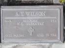 Headstone of Pte Andrew Thomas WILSON 19064. Andersons Bay General Cemetery, Dunedin City Council, Block 22032. Image kindly provided by Allan Steel CC-BY 4.0.