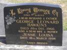 Headstone of Dvr George Leonard HAWKINS 37815. Andersons Bay General Cemetery, Dunedin City Council, Block 274, Plot 61. Image kindly provided by Allan Steel CC-BY 4.0.