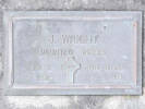 Headstone of Pte John WRIGHT 517. Andersons Bay RSA Cemetery, Dunedin City Council, Block 11A, Plot 24. Image kindly provided by Allan Steel CC-BY 4.0.