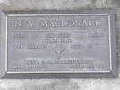 Headstone of L/Cpl Norman Alexander MACDONALD 466344. Andersons Bay RSA Cemetery, Dunedin City Council, Block 13A1. Image kindly provided by Allan Steel CC-BY 4.0.