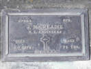 Headstone of Spr John MCCREADIE 27584. Andersons Bay RSA Cemetery, Dunedin City Council, Block 14A34. Image kindly provided by Allan Steel CC-BY 4.0.