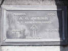 Headstone of Tpr Andrew Gibson JACKSON 500854. Andersons Bay RSA Cemetery, Dunedin City Council, Block 17A, Plot 20. Image kindly provided by Allan Steel CC-BY 4.0.