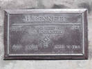 Headstone of Pte Herbert BENNETT 18910. Andersons Bay RSA Cemetery, Dunedin City Council, Block 21A, Plot 20. Image kindly provided by Allan Steel CC-BY 4.0.