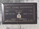 Headstone of Cpl Thomas Harry Cole ANDERSON. Greenpark RSA Cemetery, Dunedin City Council, Block 1A, Plot 68. Image kindly provided by Allan Steel, CC-BY-4.0.
