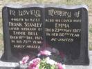 Headstone of Pte Frank Stanley BELL. Andersons Bay General Cemetery, Dunedin City Council, Block 279, Plot 67. Image kindly provided by Allan Steel, CC-BY-4.0.