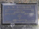 Headstone of Pte Allan William DAVIDSON. Andersons Bay RSA Cemetery, Dunedin City Council, Block 11A, Plot 60. Image kindly provided by Allan Steel, CC-BY-4.0.