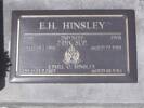 Headstone of Dvr Ernest Harry HINSLEY. Andersons Bay RSA Cemetery, Dunedin City Council, Block 21SC, Plot 2. Image kindly provided by Allan Steel, CC-BY-4.0.