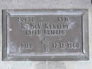 Headstone of Rfm Ronald Mcv KENNEDY. Andersons Bay RSA Cemetery, Dunedin City Council, Block 35S, Plot 19. Image kindly provided by Allan Steel, CC-BY-4.0.