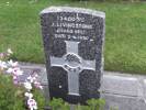 Headstone of Sgt Johyn LIVINGSTONE. Andersons Bay RSA Cemetery, Dunedin City Council, Block 12SF, Plot 16. Image kindly provided by Allan Steel, CC-BY-4.0.
