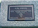 Gravestone of Staff Sergeant Graham Richard (Dick) Grigg, Awa Tapu Cemetery, Paraparaumu, Kapiti Coast.