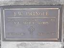 Headstone of Pte John Wilfred Pringle 48545. Andersons Bay General Cemetery, Dunedin City Council Block 116, Plot 50. Image kindly provided by Allan Steel CC-BY 4.0.