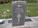 Headstone of Gnr Jason George Barnes 2/1187. Andersons Bay RSA Cemetery, Dunedin City Council Block 3SF, Plot 20. Image kindly provided by Allan Steel CC-BY 4.0.