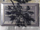 Headstone of Cdr David Lennox Millar X. Greenpark RSA Cemetery, Dunedin City Council Block 1A, Plot 5. Image kindly provided by Allan Steel CC-BY 4.0.