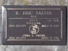 Headstone of Lt Cdr Richard Eric Salter X. Greenpark RSA Cemetery, Dunedin City Council Block 1A, Plot 18. Image kindly provided by Allan Steel CC-BY 4.0.