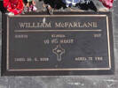 Headstone of William Mcfarlane 208510. Greenpark RSA Cemetery, Dunedin City Council Block 1A, Plot 263. Image kindly provided by Allan Steel CC-BY 4.0.
