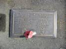 Gravestone of Gunner Colin Bishop and WREN Rae Patricia Bishop (nee McQuilkan), Waipawa Cemetery, Waipawa, Hawke's Bay. Image kindly provided by Patrick Bishop (December 2020).