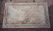 Gravestone of Stoker First Class Grahame Brooking, Waikumete Cemetery, Glen Eden, Auckland. Image kindly provided by Bryan Brooking (February 2021).