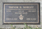 Gravestone of Flight Lieutenant Trevor Beattie Morley, Hastings Cemetery, Hastings. Image courtesy of Hastings City Council (2021).