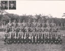 10 Platoon D Company 2NZ Regiment Malaya 1959-1961 Taiping camp. Backrow: Pte M. Ring, W. Brown, C. Anania, B. Graham, P. Gallacher, A. McCutcheon, L. Hoad, J. Keremata, C. Saunders, R. Gardiner. Middle Row: Pte S. Karu, E.J.G. Ormsby, J. Johnson, C. Koni, G. Kepa, F. Karaka, J. Cribb, C. Tiller, J. Walker-Grace. Front row: Pte T.P. Frost, L/cpl J. Richardson, L/cpl L. Wilson, Cpl M. Maytum, Lt B. A. Murphy, Sgt R.C.M. Brown, Cpl T. K. Grey, L/cpl K.W. Merito, Pte D. Naera. Inset Capt. A.G. Armstrong, Pte D. French (radio operator from Signals Platoon).