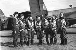 Photograph of the crew from 78 Squadron beside Halifax Bomber at Linton On Ouse, 1943. Image kindly provided by Pip Lindholm. (July 2021).