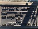 Gravestone of Leading Aircraftman Ellwood Wright Armstrong, Oamaru Lawn Cemetery, Oamaru, Waitaki. Image kindly provided by John Forrest (July 2021).