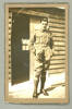 Photograph of Thomas Meredith Allen standing in uniform. Image kindly provided by Briar Wilson (August 2021).