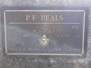 Gravestone of Corporal Paul Francis Beals, Oamaru Lawn Cemetery, Oamaru, Waitaki. Image kindly provided by John Forrest (July 2021).