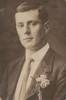 Portrait of Henry James Ball, taken at a farewell dance for the soldiers that lived in and around Matakohe, probably early 1916. Image kindly provided by Mary Green (August 2021).