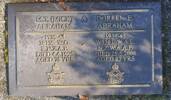 Gravestone of Warrant Officer Michael Thomas Abraham and Women's Auxiliary Leader Doreen Elizabeth Abraham (nee Souness), Taupo Public Cemetery, Taupo, Waikato. Image kindly provided by John Forrest (July 2021).