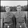 Photograph of (from left) Lieutenant Alan Ross Vail (from Gisborne) and Sergeant Mervyn Rodolph West (from Hamilton), members of the New Zealand Army Special Air Service. Photograph taken by an unidentified New Zealand Army photographer about 1955, during the Malayan Emergency (1948-1960).
