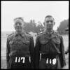Photograph of (from left) Trooper Reginald Dennis Carr (from Otorohanga) and Sergeant B P Martin (from Linton Camp), members of the New Zealand Army Special Air Service. Photograph taken by an unidentified New Zealand Army photographer about 1955, during the Malayan Emergency (1948-1960). Alexander Turnbull Library, Wellington, SAS-117/SAS-118-F
