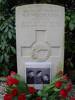 Photograph of Flight Sergeant W.F. Wilcockson headstone at Markelo Cemetery, Netherlands. Image kindly provided by Darryl Robertson (February 2022).