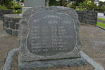 Clevedon First World War Memorial, Roll of Honour 1939-1945. J.B. Dow to L.A. Hoppe. Image kindly provided by John Halpin.
