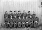 Group No. 27 Reconnaissance course, Navigation and Reconnaissance School, RNZAF Station New Plymouth. TD Benge, JF Carrick, PR Fenton, PF Henderson, ET Kippenberger, JL Marshall, J Martin, T Thomson, PA Townsend, PJ Warnes, RJ Wilkinson, DH Horton, P Lush, WW Young. Image kindly provided by the Air Force Museum of New Zealand