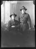 Rifleman Leslie Alfred Frost (1897 -1918) and Private Charles Fredrick Sharland (1898 - 1974). Nelson Provincial Museum, Tyree Studio Collection: 98430