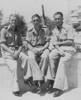 William James Grant, Tommy Walford, Keith Trumper in Tel Aviv 1942. Image kindly provided by Steve Jones (October 2022).