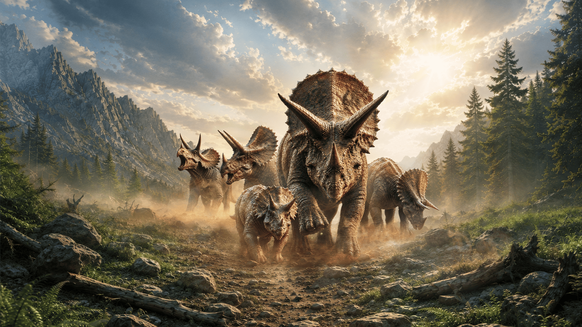 March of the Triceratops