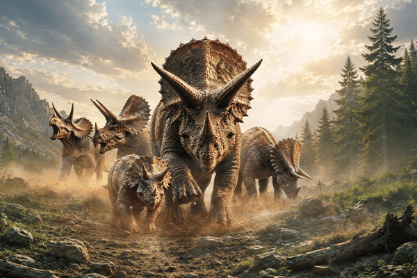 March of the Triceratops