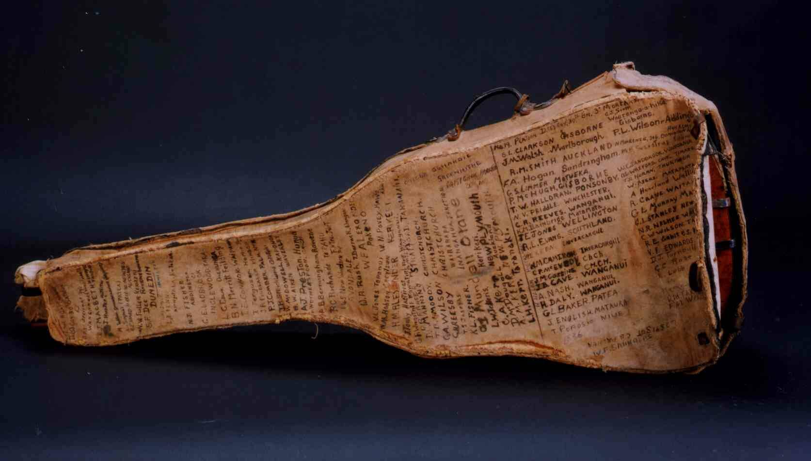 Peter Utanga Signed Guitar Case