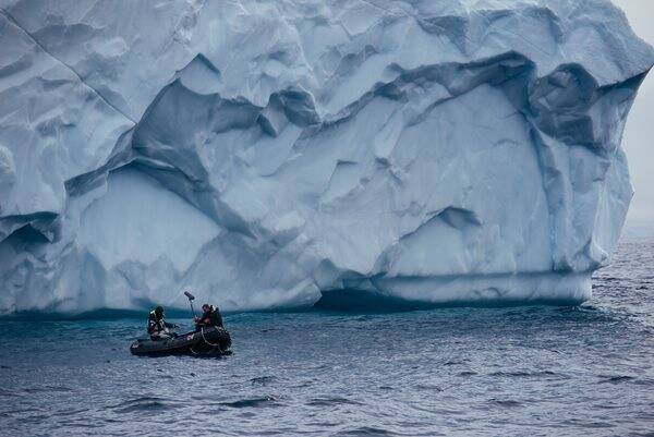 The signature sound of an iceberg